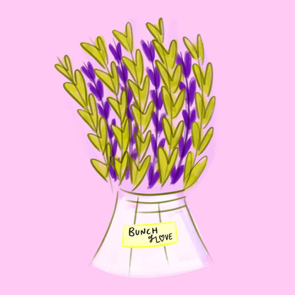 Illustration "Bunch of love"