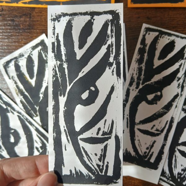 Marque-pages linogravés