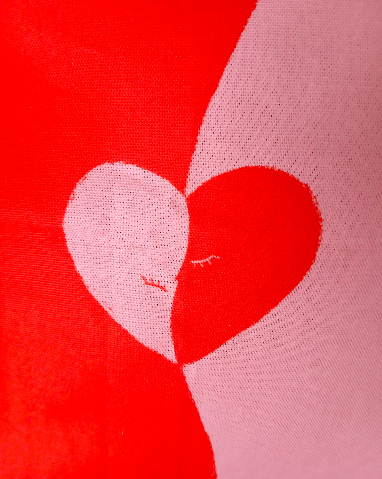 Détail toile coussin