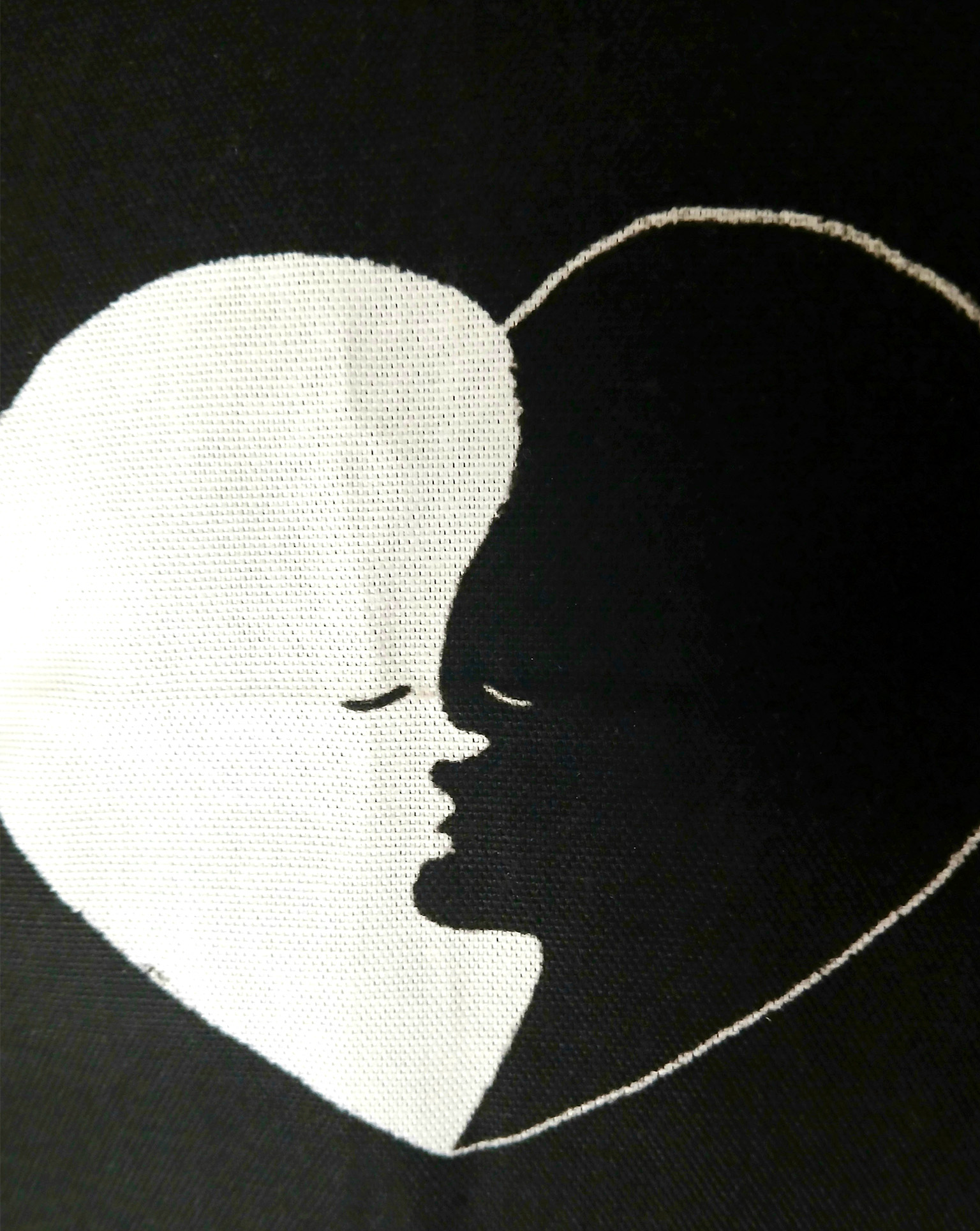 Détail toile coussin